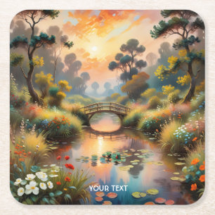Porta-copo De Papel Quadrado Ponte Vibrante Fantasy Cute Old