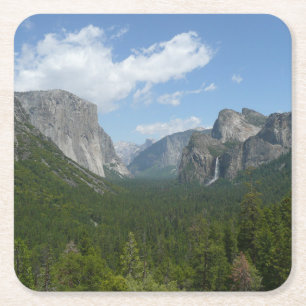 Porta-copo De Papel Quadrado Ponto da Inspiração no Parque Nacional de Yosemite