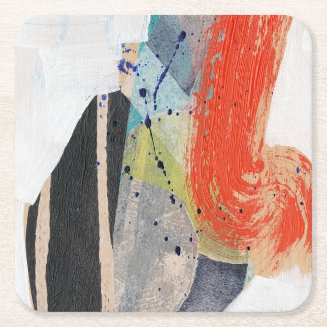 Porta-copo De Papel Quadrado Pop Quirk I (Frente)