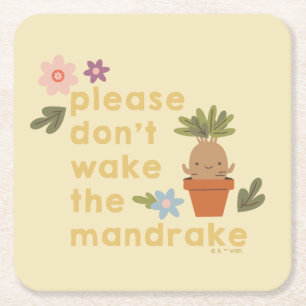 Porta-copo De Papel Quadrado Por favor, não Acordar o Mandrake