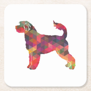 Porta-copo De Papel Quadrado Porgês-d'água Geo Multi-Silhouette