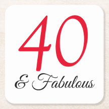 porta copos aniversário de 40 anos