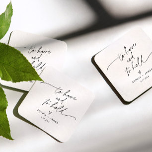 Porta-copo De Papel Quadrado PORTA COPOS da Praça do Casamento Minimalista EVER