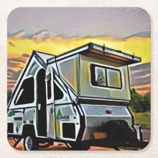 Porta-copo De Papel Quadrado porta copos de Aliner Sunset