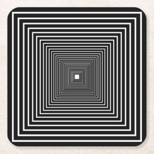 Porta-copo De Papel Quadrado Porta copos De Ilusões Ópticas Interessantes N.O 1