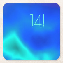 Porta copos de Livro Verde e Azul do Mar