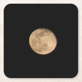 Porta-copo De Papel Quadrado Porta copos de Lua Cheia