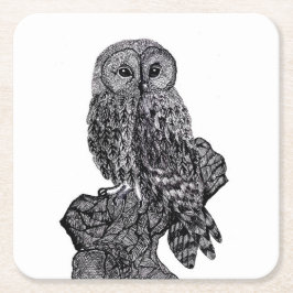 Porta-copo De Papel Quadrado Porta copos de mesa