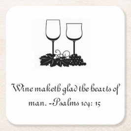 Porta-copo De Papel Quadrado Porta copos de papel