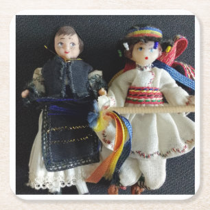 Porta-copo De Papel Quadrado Porta copos de papel