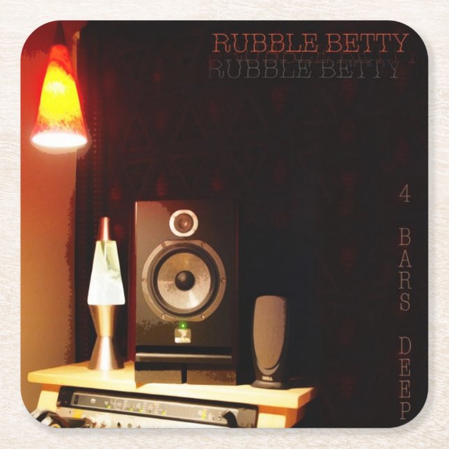 Porta-copo De Papel Quadrado Porta copos de papel (Frente)