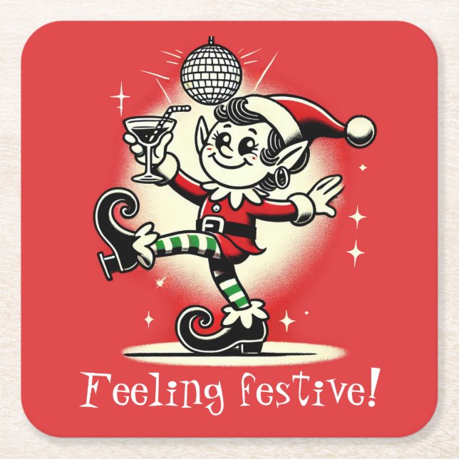 Porta-copo De Papel Quadrado Porta copos de papel (Frente)