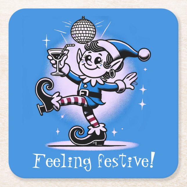 Porta-copo De Papel Quadrado Porta copos de papel (Frente)