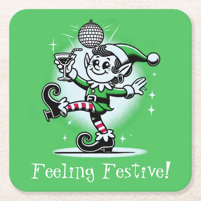 Porta-copo De Papel Quadrado Porta copos de papel (Frente)