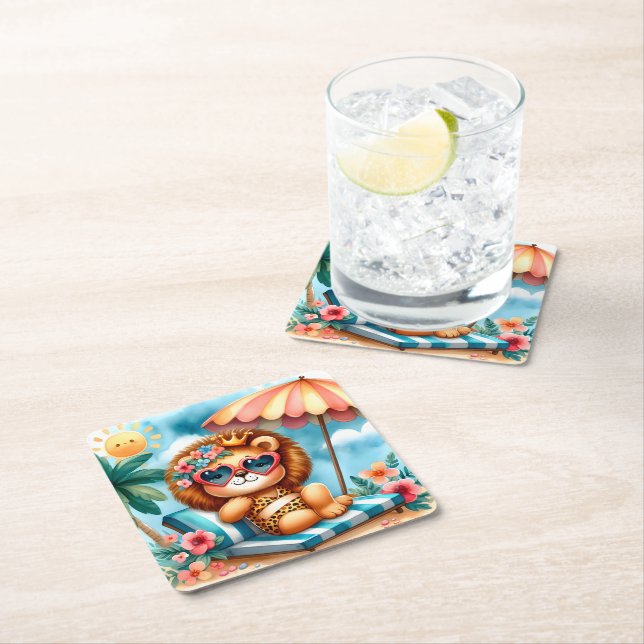 Porta-copo De Papel Quadrado Porta copos de papel (Insitu)