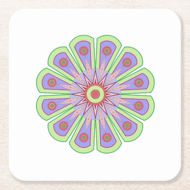 Porta-copo De Papel Quadrado Porta copos de papel (Frente)