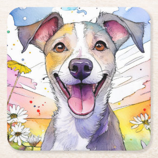 Porta-copo De Papel Quadrado Porta copos de papel canino Greyhound