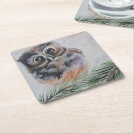 Porta-copo De Papel Quadrado Porta copos de Papel de Pintura por Aquarela de Pe