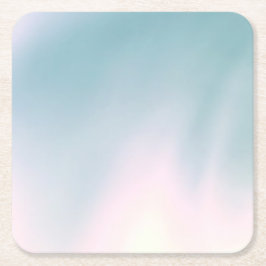 Porta-copo De Papel Quadrado Porta copos de papel de tons suaves