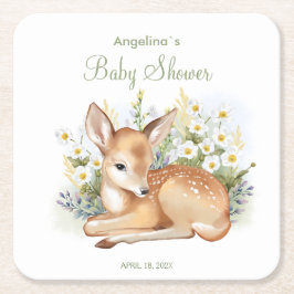 Porta-copo De Papel Quadrado Porta copos de papel do chá de fraldas