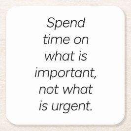 Porta-copo De Papel Quadrado Porta copos de papel importante