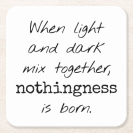 Porta-copo De Papel Quadrado Porta copos De Papel Leve E Escuro