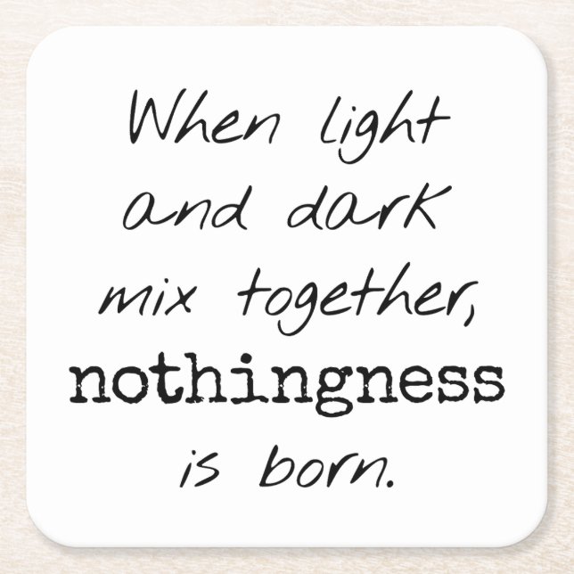 Porta-copo De Papel Quadrado Porta copos De Papel Leve E Escuro (Frente)