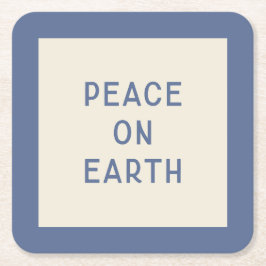 Porta-copo De Papel Quadrado Porta copos de papel lírico minimalista de Carol d