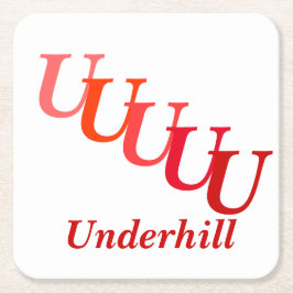 Porta-copo De Papel Quadrado Porta copos de papel - Nome e Considerações