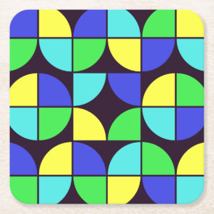 Porta-copo De Papel Quadrado Porta copos de Papel Quadrado do Padrão MODERN do 