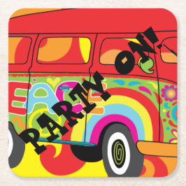 Porta-copo De Papel Quadrado porta copos de Papel Quadrado Estilo 1960