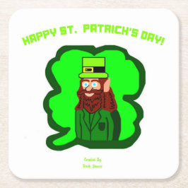 Porta-copo De Papel Quadrado Porta copos de Papel Quadrado Leprechaun