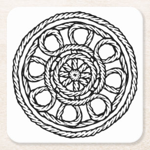 Porta-copo De Papel Quadrado Porta copos de Papel Temático para Navegação em Pr