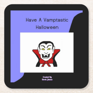 Porta-copo De Papel Quadrado Porta copos de Papel Vamtastizado do Halloween