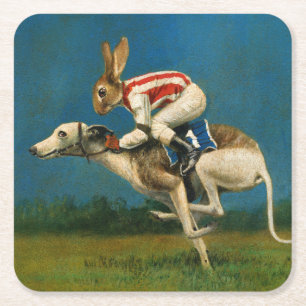 Porta-copo De Papel Quadrado Porta copos de Whippet Racer