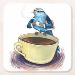 Porta-copo De Papel Quadrado Porta copos do Café de Manhã