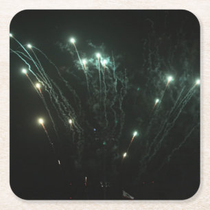 Porta-copo De Papel Quadrado Porta copos do Fireworks Drink