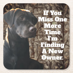 Porta-copo De Papel Quadrado Porta copos engraçada de Camo do laboratório do