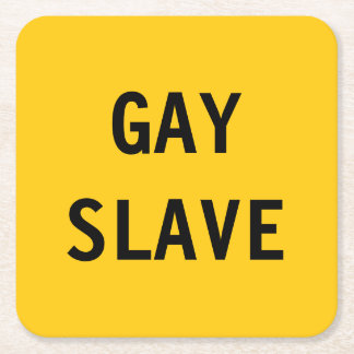 Porta-copo De Papel Quadrado Porta copos Gay Slave