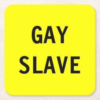 Porta-copo De Papel Quadrado Porta copos Gay Slave