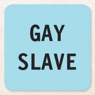 Porta-copo De Papel Quadrado Porta copos Gay Slave