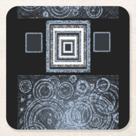 Porta-copo De Papel Quadrado porta copos preta rosa