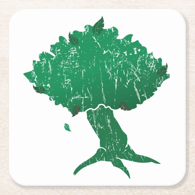 Porta-copo De Papel Quadrado Porta copos quadrada de DAoC Hibernia (Frente)