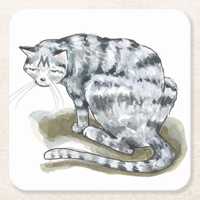 Porta-copo De Papel Quadrado Porta copos Temporária (Dois) (Frente)