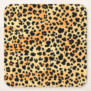 Porta-copo De Papel Quadrado Porta copos Tiger Impressão Drink
