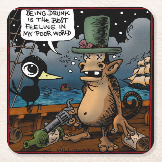 Porta-copo De Papel Quadrado Portas copos Bebados Bebidas