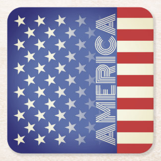 Porta-copo De Papel Quadrado Portas copos com tema russo-americano