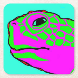 Porta-copo De Papel Quadrado Portas copos da tartaruga de mar