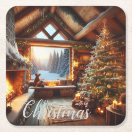 Porta-copo De Papel Quadrado Portas copos de cabina | Cena Onze