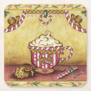 Porta-copo De Papel Quadrado Portas copos de café